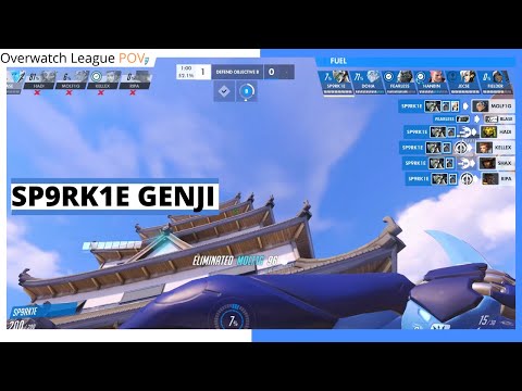 SP9RK1E GENJI POV | Dallas Fuel vs London Spitfire | OWL Season 2021 June Joust Qualifiers