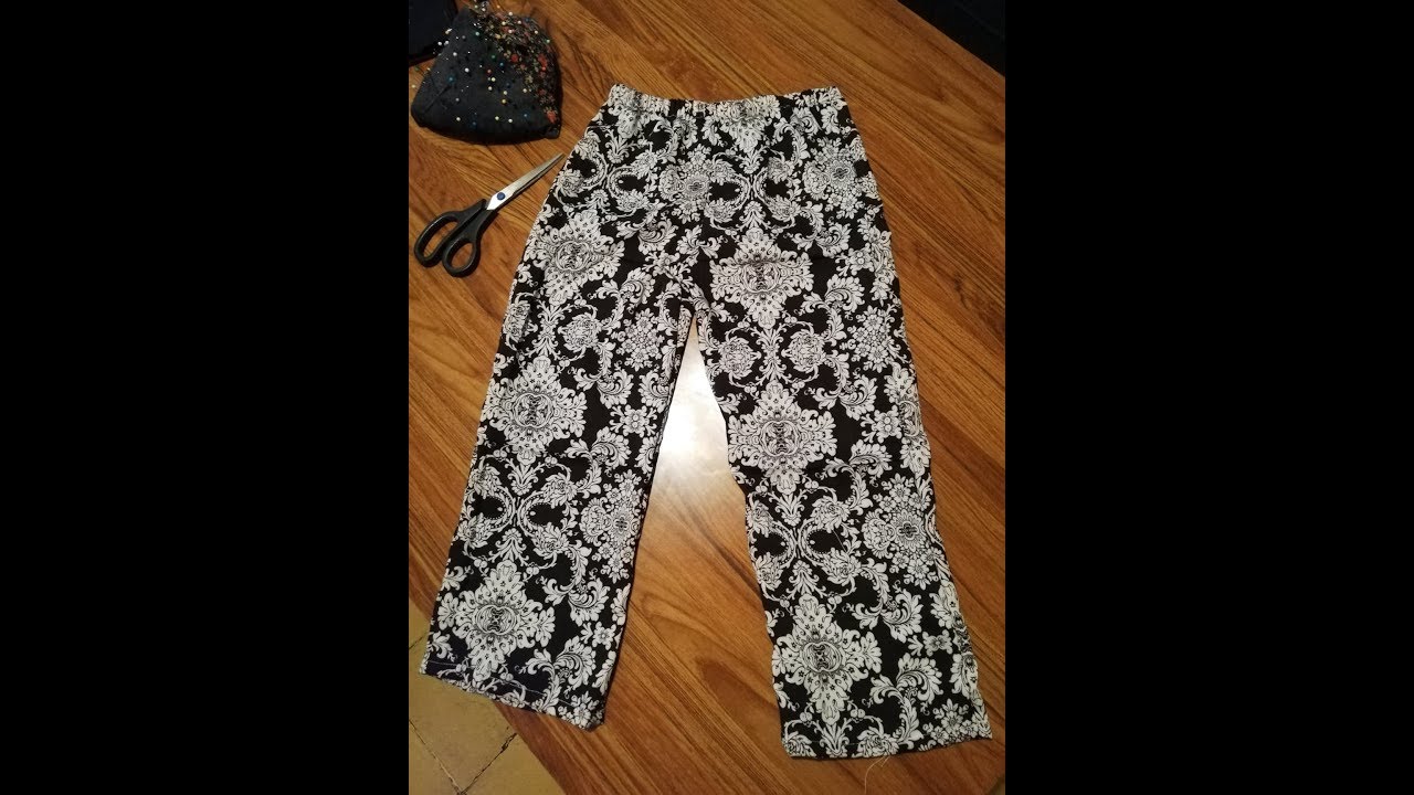 Como hacer un pantalón para niña