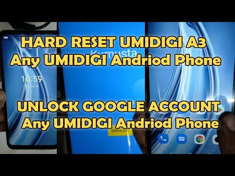 HARD RESET UMIDIGI A3 and Bypass Screen Lock