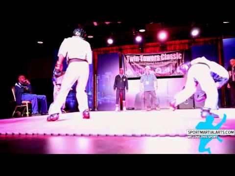 Kameren Dawson v Yanick Duquet - Men's Team Sparring - 2015 Twin Towers Classic Finals