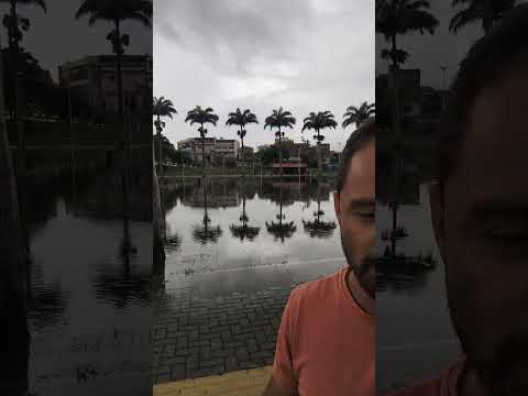 chuvas intensas na cidade de Remígio Paraíba Brasil lagoa parque 🏞️.