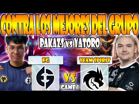 EG VS TEAM SPIRIT BO2[GAME 1]PAKAZS, WISPER, MATTHEW VS YATORO - THE INTERNATIONAL 12 - 2023- DOTA 2