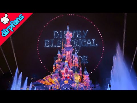 Disney Electrical Sky Parade at Disneyland Paris