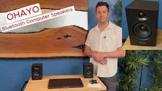 Video thumbnail for OHAYO 60W Bluetooth Computer Speakers for Gaming #ComputerSpeakers #BluetoothAudio #OHAYOGear by The Happy Hootie Unboxed