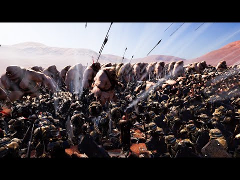13000 Orcs VS 15000 West Kingods || Epic Fantasy Battle Simulator || EFBS