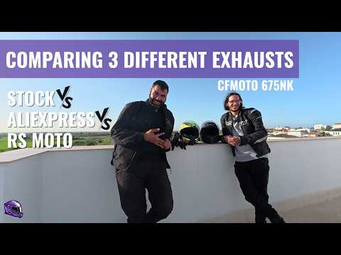 CFMoto 675NK Exhaust Sound Comparison | Stock vs AliExpress vs RS Moto