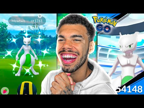CAÇADA AO MEWTWO SHINY COMEÇOU & NÃO PERCA O LENDÁRIO MAIS FORTE DO JOGO - POKEMON GO | Cris |