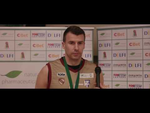 Gargždų SC žaidėjo S.Serapino interviu po laimėtos RKL mažojo finalo serijos