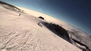 preview picture of video 'Snowboarding in Krvavec, Run 17 - GoPro'