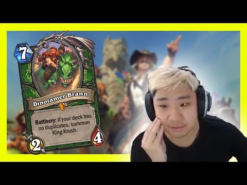 Practice for GM with Dinotamer-Brann Hunter | Saviors of Uldum | Hearthstone