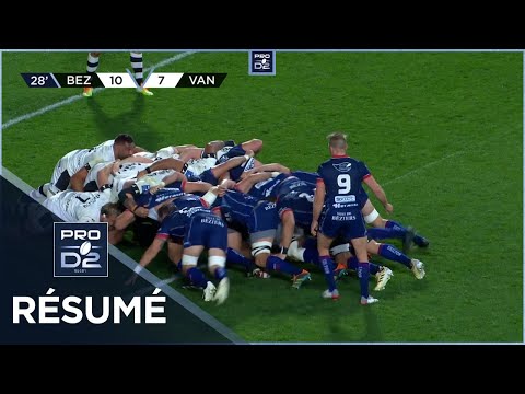 PRO D2 - Résumé AS Béziers Hérault-RC Vannes: 27-21 - J24 - Saison 2021/2022