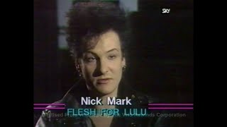 Flesh For Lulu - Interview &amp; Live Clip, New Music Show 1988