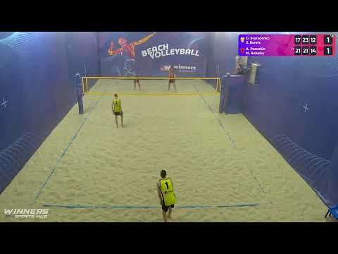 14:35 D. Svyrydenko / S. Borets - A. Pasazhin / M. Anhelov 20.02.2023 | Winners Beach Volleyball
