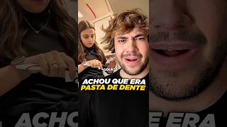 colou a boca 😬😬😬 @fevergilio #livedobrino #humor #MundinhoBrino