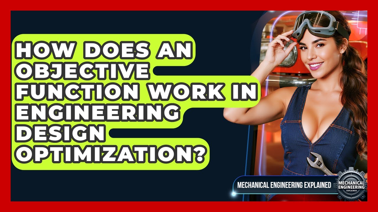 How Does An Objective Function Work In Engineering Design Optimization?