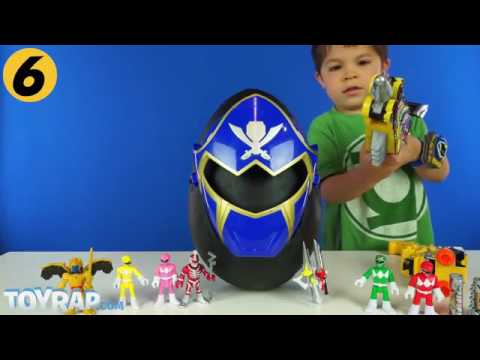 Play Doh Power Rangers Surprise Egg with Morphin Super Megaforce