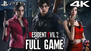 Resident Evil 2 Remake PS5 Full Game Gameplay | Leon A | 4K 60FPS No Commentary