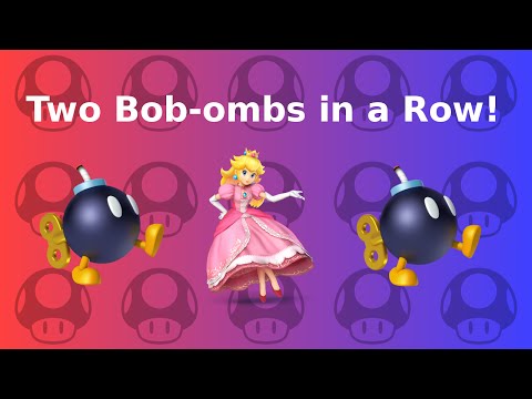 Peach Pulls Two Bob-ombs in a Row
