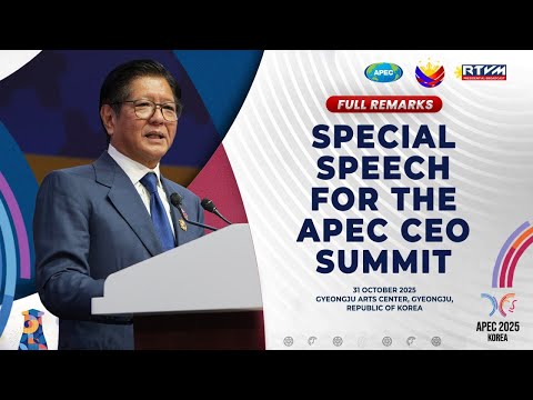 Special Speech for the APEC CEO Summit (Full Remarks)
