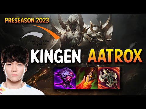 HLE Kingen AATROX vs FIORA Top - KR Ranked