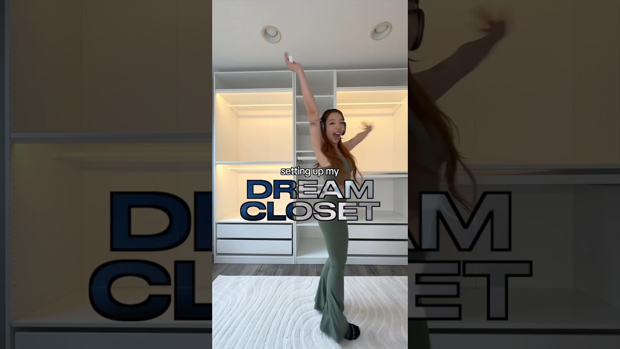 DREAM CLOSET MAKEOVER ✨ satisfying af!! #organization #ikeapax