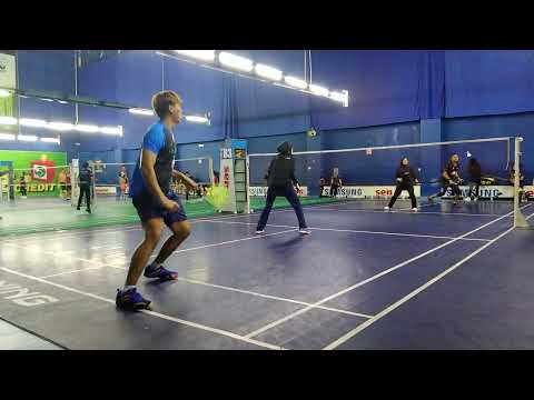 Badminton Mix Double A MT Weekly MuhibbahTeam Challenge - Ashraf / Shima Vs Umar / Fairuz