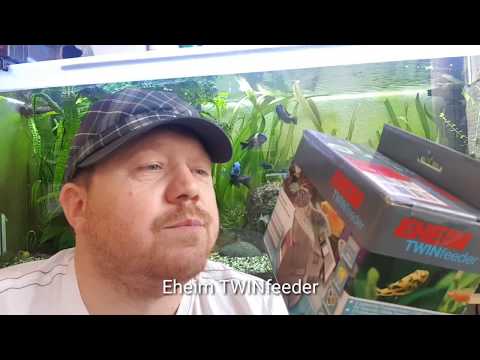 Futterautomat Eheim TWINfeeder|Unboxing|Installation |Programierung |Test|Vergleich mit Autofeeder