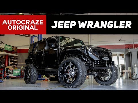 MR OMG WRANGLER // 24" Fuel Maverick Wheels & Tyres // EPIC Jeep Wrangler Build | AutoCraze 2017