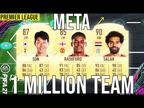 BEST META 1 MILLION COIN PREMIER LEAGUE TEAM SQUAD BUILDER TO GET MORE WINS! FIFA 21 ULTIMATE TEAM