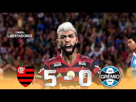 Recreación Flamengo 5-0 Gremio SEMIFINAL Copa Libertadores 2019