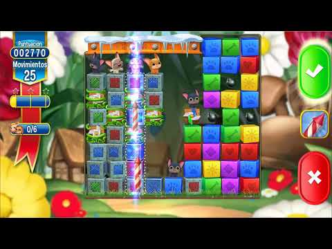 Pet Rescue Saga Nivel 2449 sin booster.-