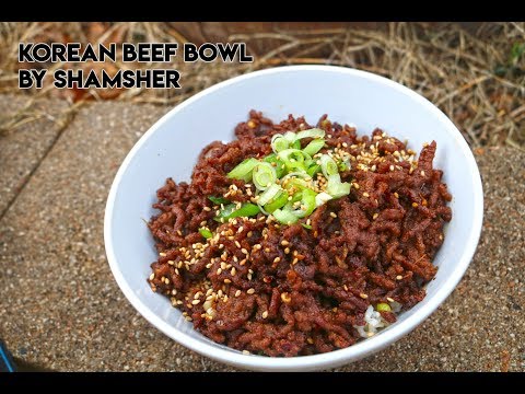 Korean Beef Bowl Recipe | How To Make Korean Beef Bowl