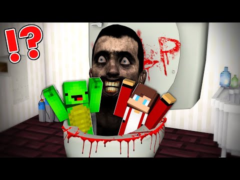 Who Dragged Mikey and JJ into a Scary SKIBIDI TOILET in Minecraft? - Maizen JJ and Mikey