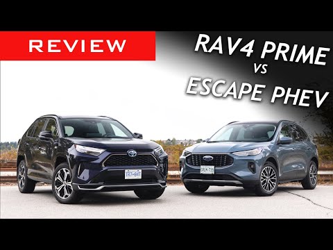Vergleich: Toyota Rav4 Prime (2024) vs. Ford Escape PHEV (2024)