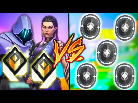 Valorant: 2 Radiant VS 5 Iron Players - Who Wins?
