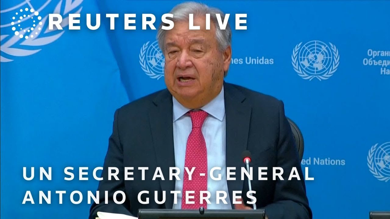 LIVE: UN Secretary-General Antonio Guterres speaks ahead of UN General Assembly