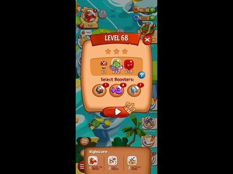 Angry Birds Blast Level 68