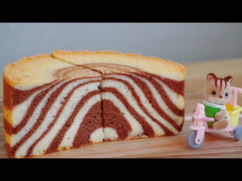 Gorgeous Zebra Chiffon Cake That Will WOW Your Guests