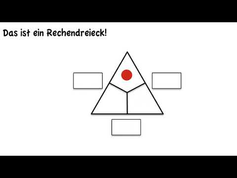Rechendreiecke in Klasse 1 oder 2 berechnen - so gehts!