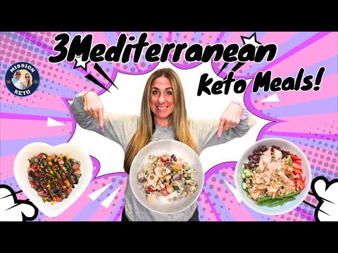 MEDITERRANEAN KETO MEALS | CAPRESE DIP | SUPERFOOD SALMON SALAD BOWL | FAUX PASTA SALAD