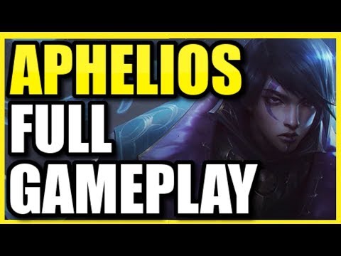 WORLDS FIRST APHELIOS GAMEPLAY (NEW CHAMPION!) FULL GAMEPLAY OF APHELIOS ADC!
