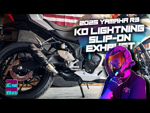2025 Yamaha YZF R3 R25 'eBay' KO Lightning (SC Project) Slip On Exhaust Sound Test