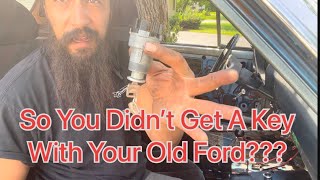 Ford Ignition Lock Cylinder Replacement Without Key