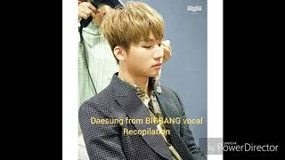 Daesung vocal