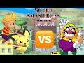 SSBM Turbo DX Lucas Pichu Vs Wario