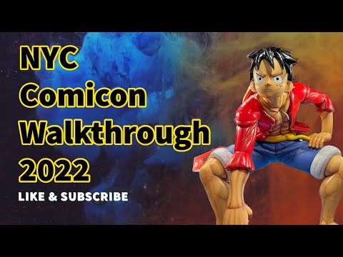 NYC Comicon 2022 Walkthrough main floor andArtist Alley 4K