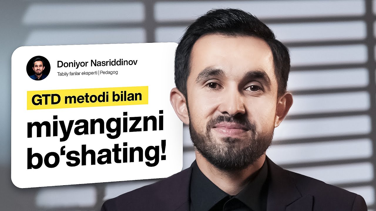 Bu metodni o'rganganimdan keyin hayotimga baraka kirdi