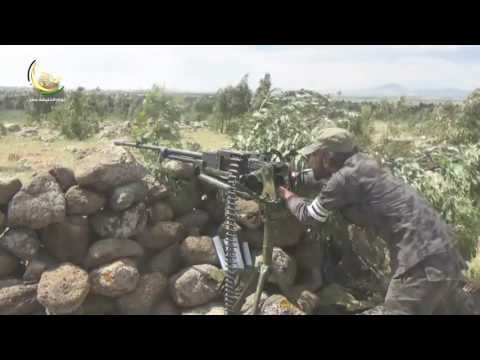 توثيق جانب من المعارك التي يخوضها عناصر كتيبة الخليفة عمر ضد عصابات داعش في ريف درعا الغربي