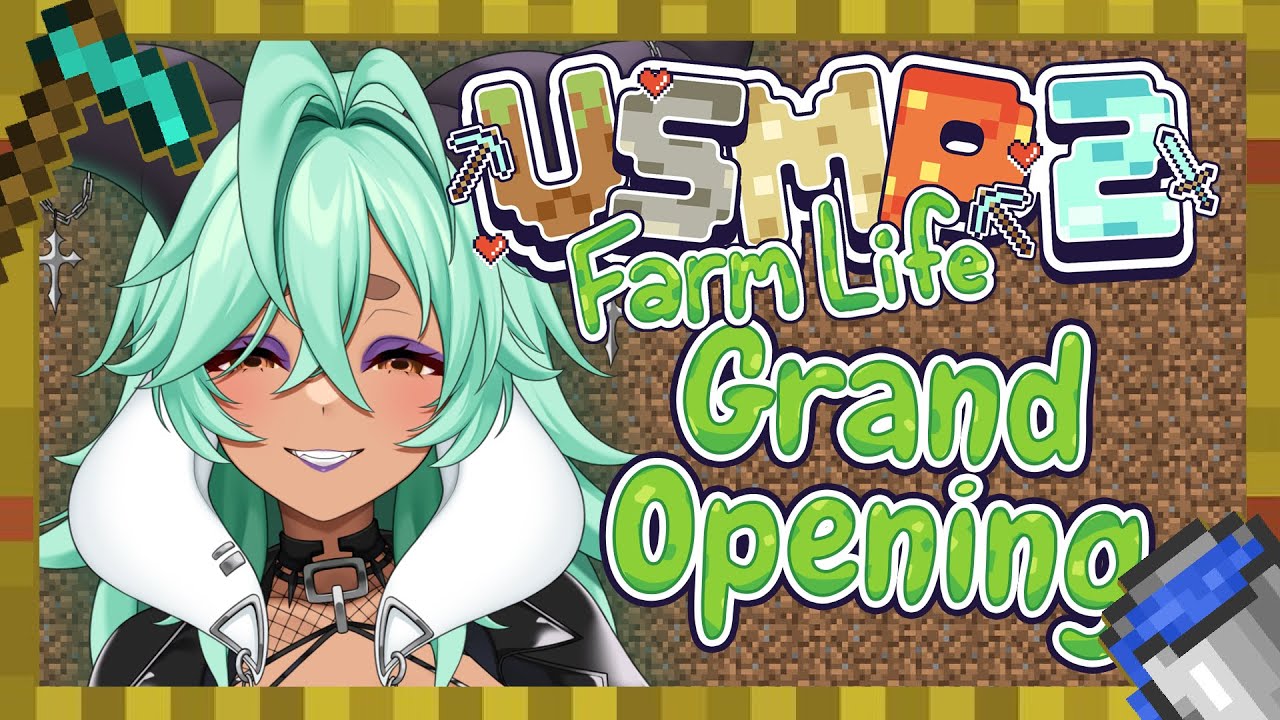 【Minecraft】 VSMP 2: FARM  LIFE WITH MAMA AZU 🐐🍼【VAllure】