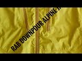 Rab downpour alpine jacket.